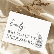 Elegant, minimalistisk, tidslös Bridesmaid Frieri