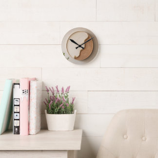 Elegant minimalistisk Yin Yang väggklocka dekorati
