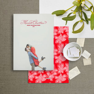 Elegant - minimalistiskt Anpassningsbar - julkort