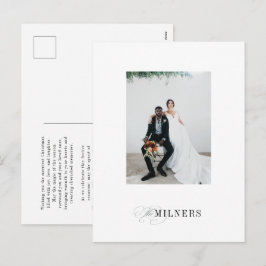 Elegant - minimalistiskt Helgdag - vykort