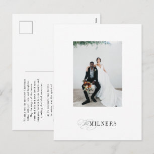 Elegant - minimalistiskt Helgdag - vykort