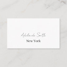 Elegant minimalistiskt professionellt visitkort