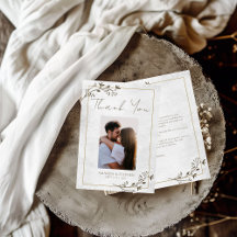 Elegant - minimalistiskt Ram-kort med enkelt tack