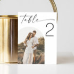 Elegant - minimalistiskt skript, bild bröllop bordsnummer<br><div class="desc">Elegantens enkla,  minimalistiska skript,  bröllop-bordsnummer. Kontakta mig om du behöver fler artiklar.</div>