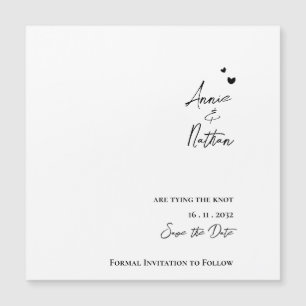 Elegant - minimalistiskt skript Gifter sig Bröllop