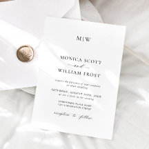 Elegant Minimalistklass Bröllop