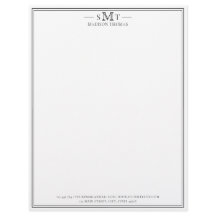Elegant: Minimalistpris tre Brev monogram