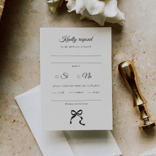 Elegant - minimalt fack Bröllop OSA Kort