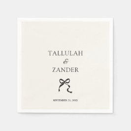 Elegant - minimalt fack Bröllop Pappersservett