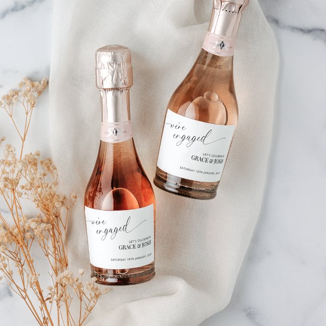 Elegant - minimalt Vi är engagerad Förlovningsfest (Skapare uppladdad)