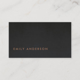 ELEGANT MINIMIENKELT SVART  ROSA VISITKORT