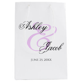 Elegant Minsta Lila Anpassat namn Bröllop