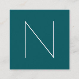 Elegant minsta vanlig skuggad Spruce Fyrkantigt Visitkort