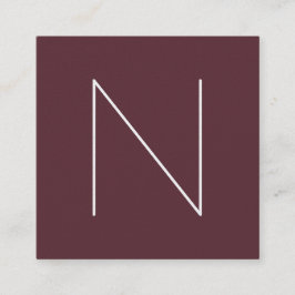 Elegant minsta vanlig Tawny port Fyrkantigt Visitkort