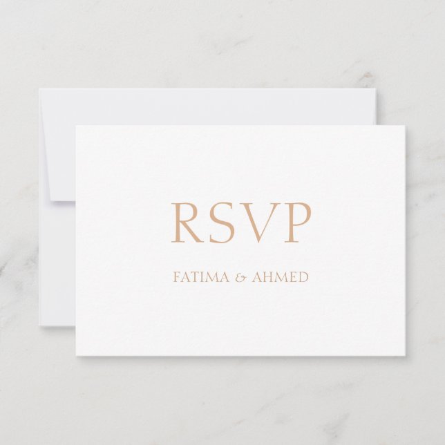 Elegant Minsta vita muslimska Bröllop OSA (Framsida)