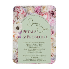 Elegant Mint Grönt Blommigt Arch Summer Möhippa Sh Magnet