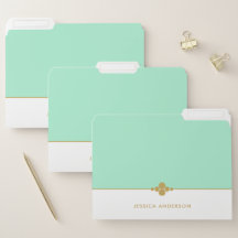 Elegant Mint White Guld Namn