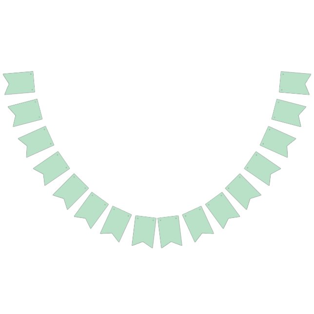 Elegant mintgrön buntingbanner vimplar (Alla)