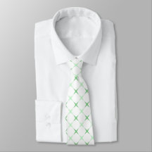 Elegant mintgrön geometrisk stjärn halsduk
