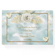 Elegant mintgrön turkos blå guld marmor Ros Blommi