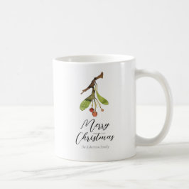 Elegant Mistletoe-jul Kaffemugg