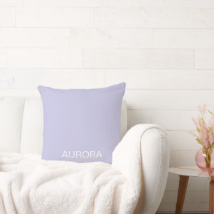 Elegant Misty Lilac Personlig Namn - Kudde