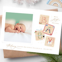 Elegant Mitt första adoptionsfoto för God jul