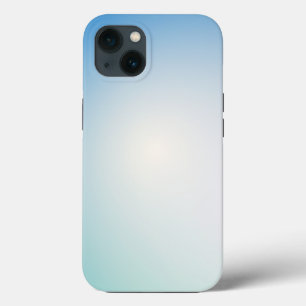 Elegant Mjuk Blå & Vit Ombre