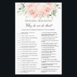 Elegant Mjuk Bröllop-spel för  Blommigtar<br><div class="desc">Tryck helt enkelt på anpassningsknappen för att redigera texter,  ordna om och formatera stil och placera texterna. Matchande artiklar tillgängliga i arkivet! Svara Nyckel: 1.L 2.P 3.E 4.N 5.B 6.A 7.G 8.M 9.O 10.H 11.D 12.C 13.J 14.K 15.F 16.R 17.I 18.Q c) Lycklig Cat Studio.</div>