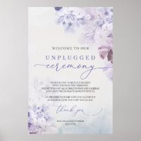Elegant mjuk pastel lila boho ej pluggad ceremoni
