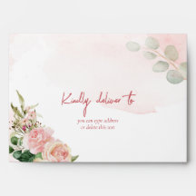 Elegant mjuk  rosa ros som matchar 5 x 7