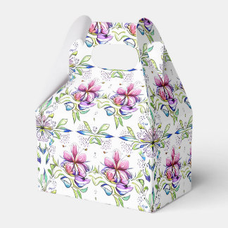 Elegant Mjukt orchid-Blommönster - Snyggt Presentaskar