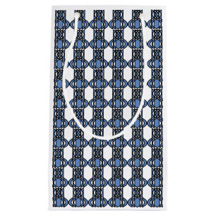 Elegant Mod Blue Abstrakt Scarab Mönster