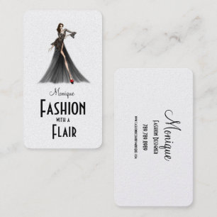 Elegant Mode Designer - Affärskort Visitkort