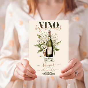 Elegant Moden Vino Möhippan Före rader Inbjudningar