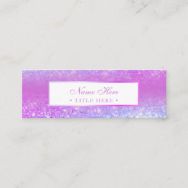 Elegant moderiktig lyxig purpurfärgad mini- mini visitkort