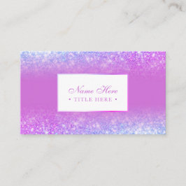Elegant moderiktig lyxig purpurfärgad visitkort