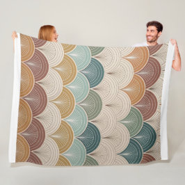 "Elegant Modern Abstract Pattern Fleecefilt