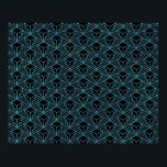 Elegant Modern Abstrakt Blue Art Deco Mönster | Poster<br><div class="desc">Om du vill göra ytterligare anpassningar klickar du på knappen "Anpassa" och användor verktyg som är utformat för att ändra mallen. Om alternativen är tillgängliga kan du ändra text och bild genom att helt enkelt klicka på "Redigera/ta bort text eller bild här" och lägga till en egen. Om du vill...</div>