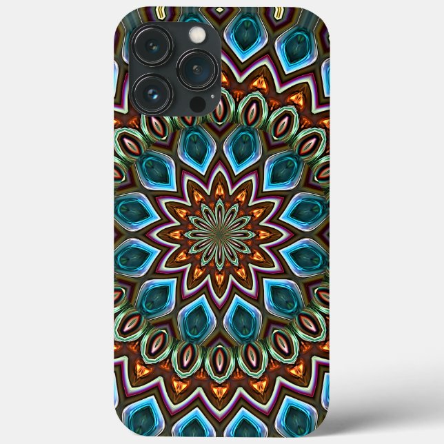 Elegant Modern Abstrakt Bohemian Mandala Art (Baksida)