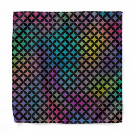 Elegant Modern Abstrakt Färga diamanter Mönster Bandana