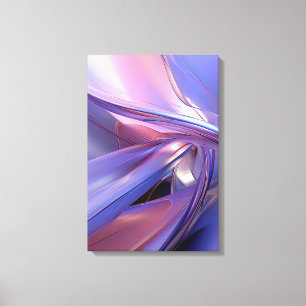 Elegant Modern Abstrakt Lila Contemporary Art Canvastryck