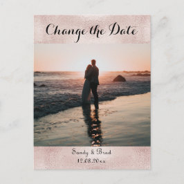 Elegant Modern Anpassningsbar - ändringsdatum för  Vykort