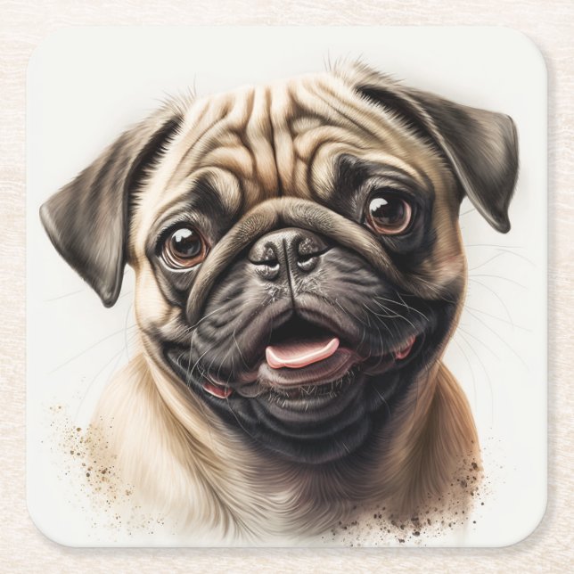 Elegant Modern Anpassningsbar Lägg till din egen f Underlägg Papper Kvadrat (Framsidan)