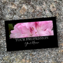 Elegant Modern Anpassningsbar Photo Black Professi