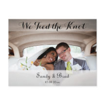 Elegant Modern Anpassningsbar Photo Bröllop-meddel