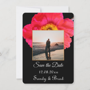 Elegant Modern Anpassningsbar Photo Save Date Bröl Inbjudningar