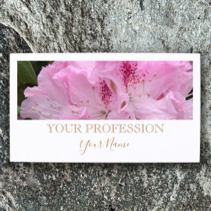 Elegant Modern Anpassningsbar Photo White-Professi Visitkort