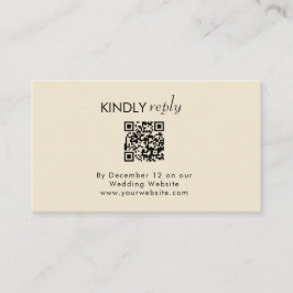 Elegant Modern anpassningsbar qur-osa för foto Tilläggskort