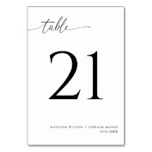 Elegant Modern Black Calligraphy Bröllop 21